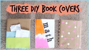 Basically, book cover design is one of the book's most important assets and can have an enormous impact on sales — so you need to get it right. Three Diy Book Covers For Back To School Diywithpxb Youtube