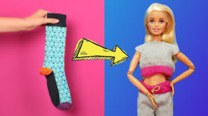 Súper estrella crea un cómic. Diy Ropa Para Barbie Con Calcetines Viejos Vestidos Para Munecas Youtube