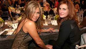 For the anniversary of the friends. Julia Roberts Lauds Jennifer Aniston As Kanye West Fans Criticise Friends Star