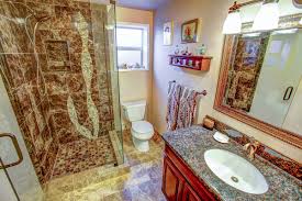 Cabinets to go is dedicated to ensuring a positive experience as soon as customers step through the front door. Bathroom Remodel Shower With Non Traditional Tile Accents Curved Patterns Tropical Bathroom Seattle By Corvus Construction Houzz