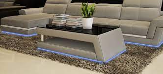 Möbel und gebrauchte haushaltsgeräte kaufen und verkaufen mit kostenlosen kleinanzeigen. Moderner Couchtisch Top Qualitat Designer Stil Premium Leder Wahlbare Farbe Glasplatte Dunkel Glastisch Beistelltisch Glas Tisch Sofa Wohnzimmer Bei Jv Mobel