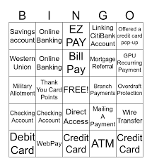 You choose the charge date and the payment frequency, and can modify the card information and payment date at any time. Payment Methods Bingo Card