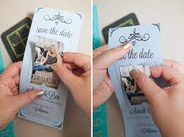 Learn How To Easily Make Your Own Magnet Save The Dates Wedding Invitations Diy Save The Date Invitations Country Wedding Invitations Diy