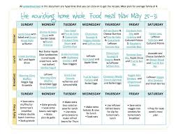 Bi Weekly Meal Plan For May 25 June 7 The Better Mom Whole Foods Meal Plan Whole Food Recipes Meal Planning Template