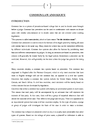 By judicial construction, the florida common law includes the substantive principles of equity as well as those of lawiv. Doc Common Law And Equity Mahar Mohsin Sial Academia Edu