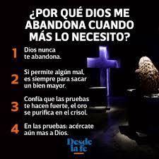 Maybe you would like to learn more about one of these? Desde La Fe Twitter Da Has Sentido Que Dios Te Abandona Recuerda Esto Https T Co Qneklmw0el