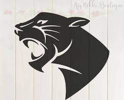 Black Panther Cat Svg Png Dxf Mirrored Png Studio 3 Etsy Panther Images Animal Silhouette Panther Tattoo