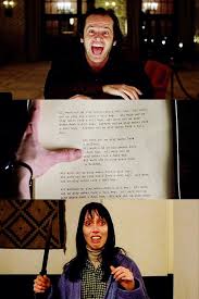 All Work And No Play Makes Jack A Dull Boy Scene The Shining Best Horror Movies Light Film Stephen King Books