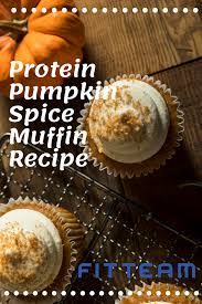 Only 180 Calories In These Muffins Pumpkin Protein Muffins Protein Muffins Spice Muffin Recipe