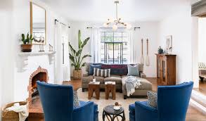 A Stunning Home Renovation Brightens A Spanish Colonial Revival Home Eclectic Living Room Spanish Style Homes Home