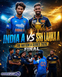 India A will meet Sri Lanka A in the Tri-Nation A Series 2026 Final on 21st June, setting up a thrilling battle for the title in Dambulla 🔥🏆🏏 #INDvsSL #TeamIndia #TilakVarma #InsideSport #