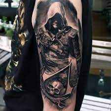 Maybe you would like to learn more about one of these? Top 53 Assassins Creed Tattoo Ideas 2021 Inspiration Guide Assassins Creed Tattoo Warrior Tattoos Gaming Tattoo