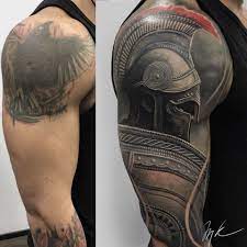 Tattoo Bildergalerie Studio Bad Vilbel Skull Tattoos Bad Bildergalerie Skull Studio Tattoo Ta In 2021 Picture Tattoos Cover Up Tattoos For Men Gladiator Tattoo