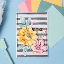 Contrasting colors inked over the textured lace embossing give these easy to assemble card project serious impact. Sizzix Sizzix Official Twitter