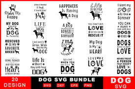 Dog Bundle Graphic By Creativesvg Creative Fabrica