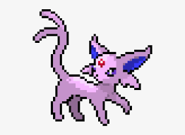 All pokemon clip art are png format and transparent background. Espeon Pokemon Pixel Art Espeon Free Transparent Png Download Pngkey