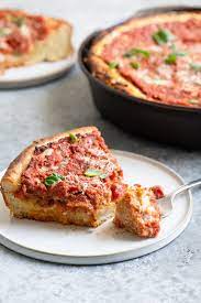 Chicago Style Deep Dish Pizza Recipe Recipe Deep Dish Pizza Chicago Style Deep Dish Pizza Deep Dish