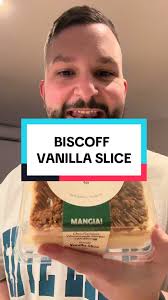 Delicious Biscoff Vanilla Slice at LaManna