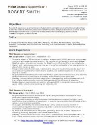 Maintenance Supervisor Resume Samples Qwikresume