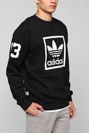Adidas Originals Trefoil Crew Neck Sweatshirt Mens Outfits Addidas Shirts Sweatshirts