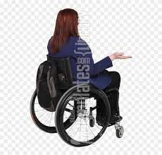 People end up using wheelchairs for different reasons. Explaining Talking Gesturing Communication Conversation Person In Wheelchair Png Clipart 2714487 Pikpng