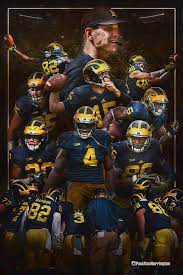 University Of Michigan Football On Behance Michigan Football Michigan Wolverines Football Wolverines Football