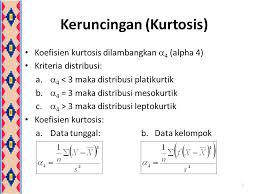 Dispersi Relatif Kecondongan Kurtosis Ppt Download