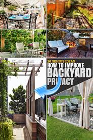But backyards can be surprisingly dangerous places, too. 10 Ways On How To Improve Your Backyard Privacy Simphome