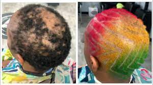 Short Afro Hairstyle For Women Alopecia Client Cut By Tap Youtube