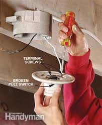 Insulating your attic can significantly decrease your heating and cooling costs. How To Replace A Pull Chain Light Fixture Diy Family Handyman