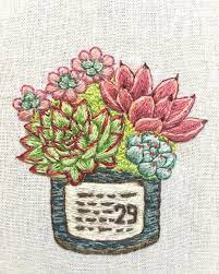 so pretty cactus embroidery embroidery inspiration hand embroidery