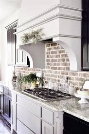 Kitchen Hood Ideas Diy And Create Range Vent Hood Farmhouse Stainlesssteel Diy Desig In 2020 Farmhouse Kitchen Backsplash Brick Kitchen Modern Farmhouse Kitchens