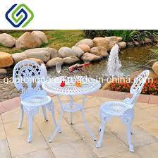 Cast aluminum patio furniture cheap. 4 Seater Cast Aluminum Patio Table Dining Set Metal Outdoor Furniture Garden Set China Garden Furniture Set Outdoor Table Chairs Made In China Com