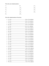 If you're trying to find someone's phone number, you might have a hard time if you don't know where to look. Write The Next Ordinal Numbers Pdf Western Calligraphy Greek Alphabet