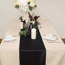 Wedding, party, event, banquet, restaurant decoration linen care instructions. Solid Table Runners Black 12x107 Premium Velvet Table Runner Wedding Reception Linens Decorations Home Garden