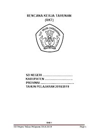 Di dalam suatu penyusunan rkt dan rkm tentunya bukan suatu pekerjaan gampang bagi sekolah sehingga ini akan. Contoh Format Rkt Sd