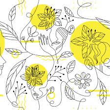 ✓ free for commercial use ✓ high quality images. One Line Art Woman Face With Decorated Floral Download Free Vectors Clipart Graphics Vector Art