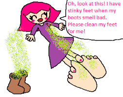 Want to discover art related to stinky_feet? Lenni S Feet And Boots Stink By Mysticchaosemeralds On Deviantart