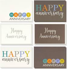You can share your thank you card on social media, your blog or send it in a thoughtful email. Buy 36 Pack Happy Anniversary Cards With Envelopes Set 6 Assorted Modern Embellished Style Design 4x6 Online In Vietnam B06xgbw6vz