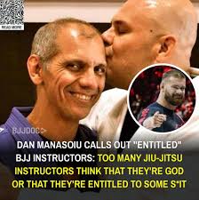 ADCC bronze medalist Dan Manasoiu speaks out against instructor entitlement  in Jiu-Jitsu. >> 👇More below👇