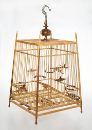 Bird Bath For Inside Cage Wood Bird Bamboo Cages Handmade Vintage Cage Decor Antique Birdcage Medium Size Bird Cage Decor Bird Cage Antique Bird Cages