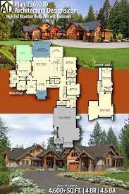 Plan 23610jd High End Mountain House Plan With Bunkroom Mountain House Plans Dream House Plans House Plans