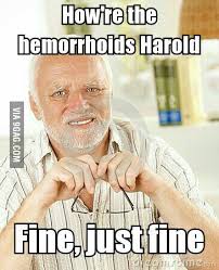 Just Hide The Pain Harold 9gag