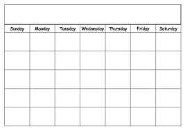 Blank Calendar For Numeracy Wall Calendar Maths Calendar Math Blank Calendar Wall Calendar