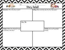 Story Retell Graphic Organizer Free Graphic Organizers Retelling Graphic Organizer Story Retell