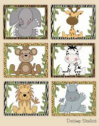 Animal letters, animal alphabet, disney alphabet, jungle party, safari party, jungle. Safari Nursery Decor Animal Decals Baby Girl Boy Wallpaper Border Wall Art Stickers Kids Jungle Room Decor Artofit