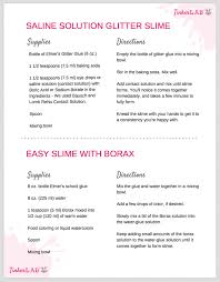 Easy Contact Solution Glitter Slime Tinkerlab Glitter Slime Recipe Glitter Slime Slime