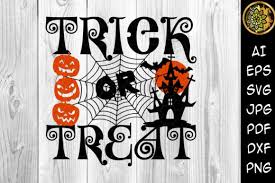 Download Trick Or Treat Happy Halloween Svg 12x12 Graphic By V Design Creator Creative Fabrica PSD Mockup Templates