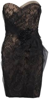 Marchesa Black Lace Cocktail Dress Cocktail Dress Lace Fashion