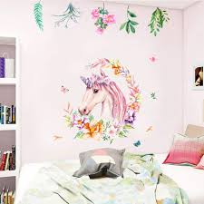 Maybe you would like to learn more about one of these? Non Toxic Unicorn Wall Decal Sticker Vinyl Girls Bedroom Wall Decor Removable Baby Room Wall Mural Sticker Unicorn Gift For Birthday Party Favors Leaf Buy Online In Sri Lanka At Desertcart Lk Productid